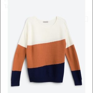 Fall Color Block Evolution by Cyrus Light weight sweater